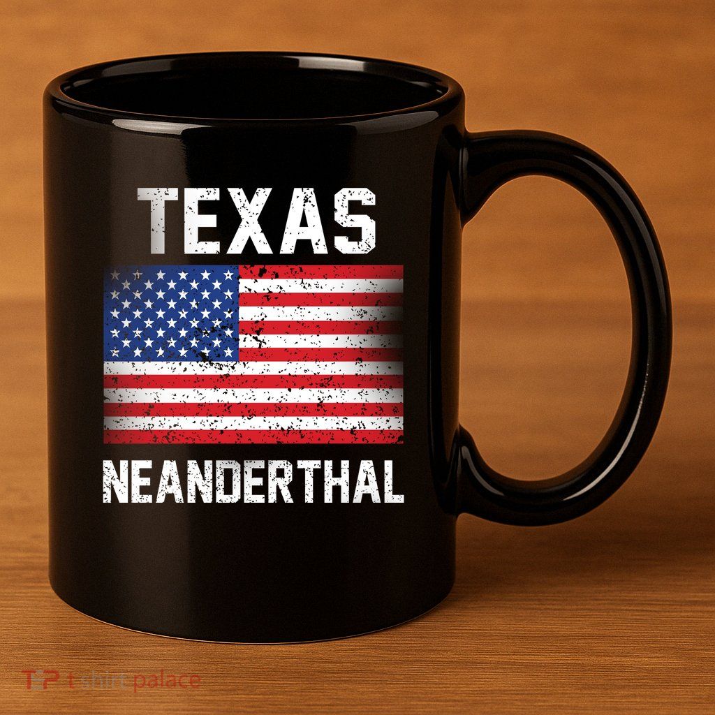 Texas Neanderthal  11oz C Handle Ceramic Mug