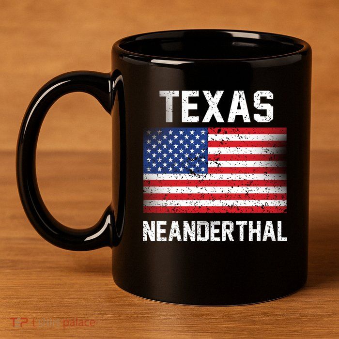 Texas Neanderthal  11oz C Handle Ceramic Mug