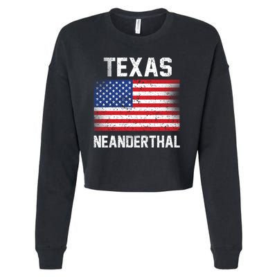 Texas Neanderthal  Cropped Pullover Crew