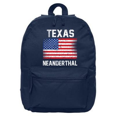 Texas Neanderthal  16 in Basic Backpack
