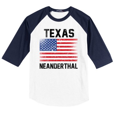 Texas Neanderthal  Baseball Sleeve Shirt