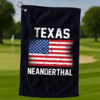 Texas Neanderthal  Golf Towel