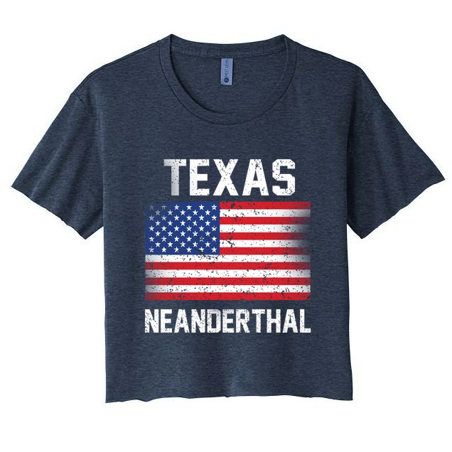 Texas Neanderthal  Crop Top