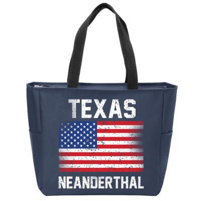 Texas Neanderthal  Zip Tote Bag