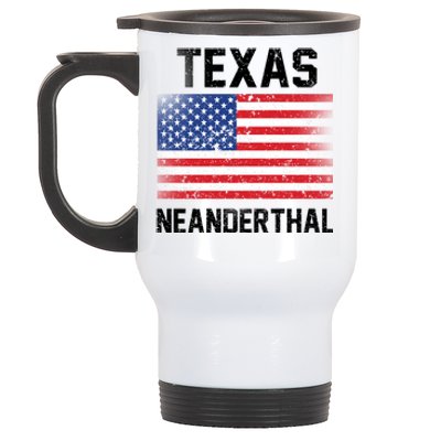 Texas Neanderthal  Stainless Steel Travel Mug