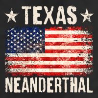 Texas Neanderthal Distressed US Flag Cool Comfort Performance Bucket Hat
