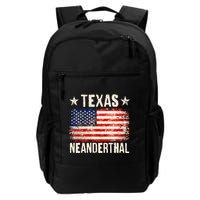 Texas Neanderthal Distressed US Flag Backpack