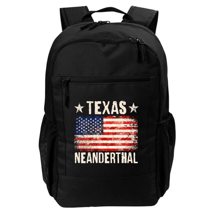 Texas Neanderthal Distressed US Flag Backpack