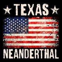 Texas Neanderthal Distressed US Flag Backpack
