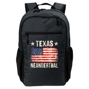 Texas Neanderthal Distressed US Flag Daily Commute Backpack