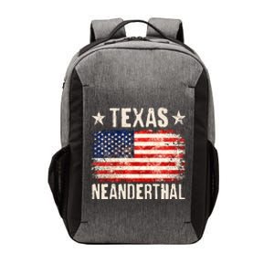 Texas Neanderthal Distressed US Flag Vector Backpack