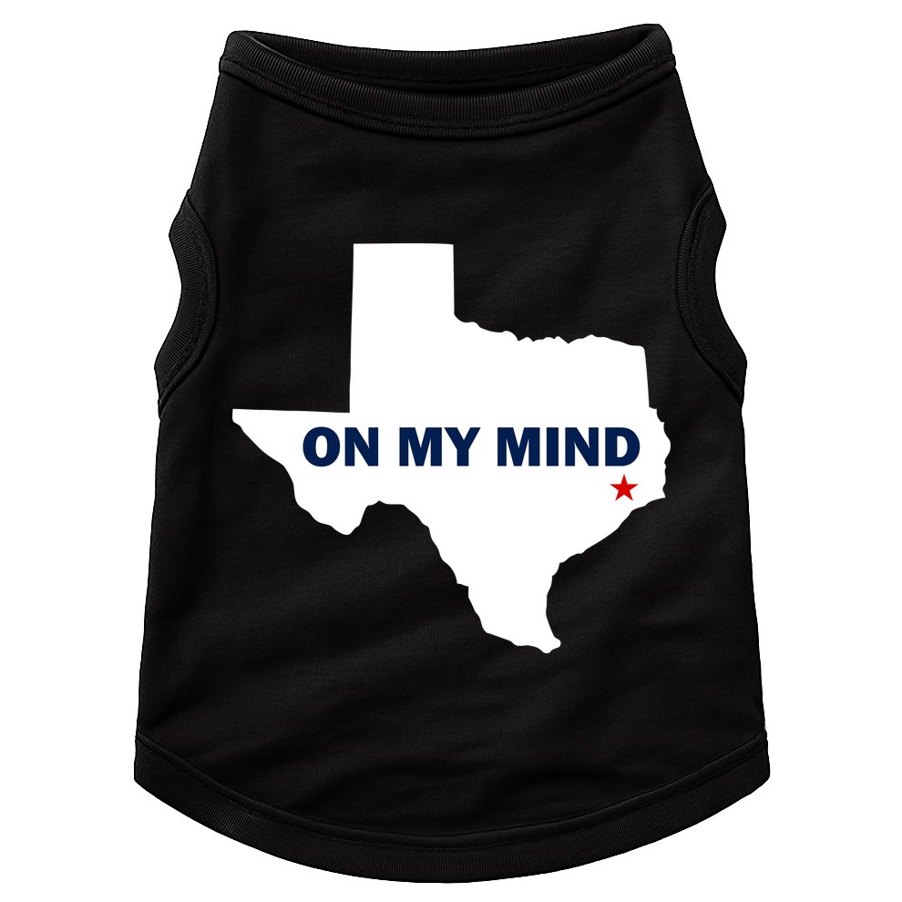 Texas On My Mind Hurricane Harvey Relief Doggie Tank