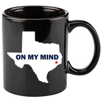 Texas On My Mind Hurricane Harvey Relief 11oz C Handle Ceramic Mug