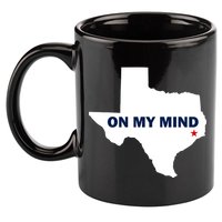 Texas On My Mind Hurricane Harvey Relief 11oz C Handle Ceramic Mug
