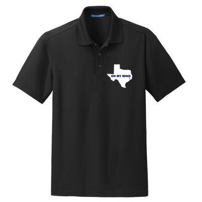 Texas On My Mind Hurricane Harvey Relief Dry Zone Grid Polo
