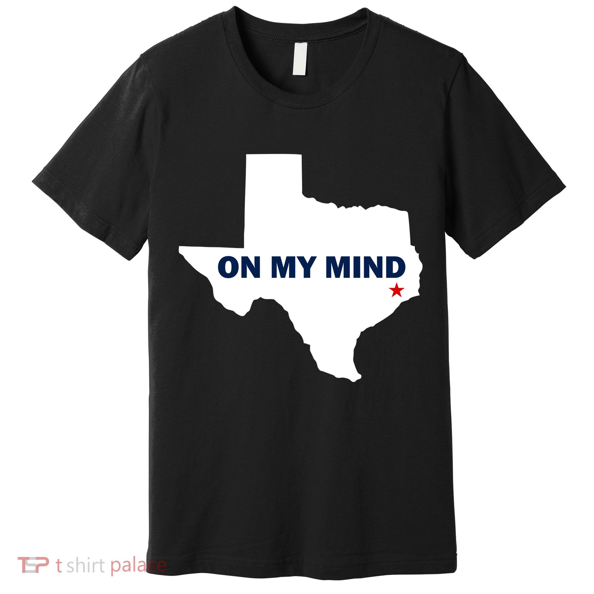 Texas On My Mind Hurricane Harvey Relief Premium T-Shirt