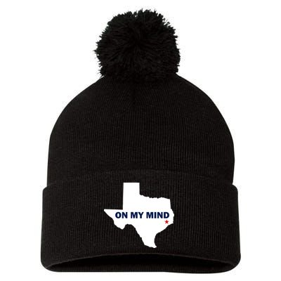 Texas On My Mind Hurricane Harvey Relief Pom Pom 12in Knit Beanie