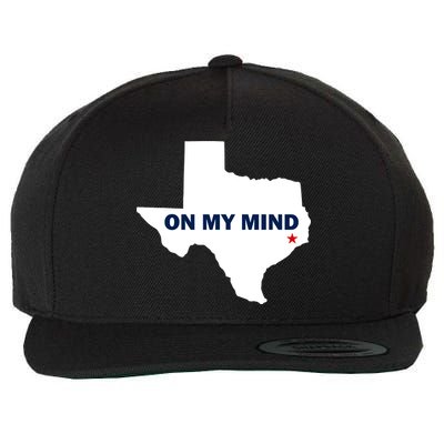 Texas On My Mind Hurricane Harvey Relief Wool Snapback Cap