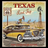 Texas Road Trip Route 66 Classic Car Bucket Hat