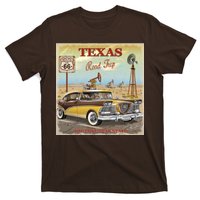 Texas Road Trip Route 66 Classic Car T-Shirt