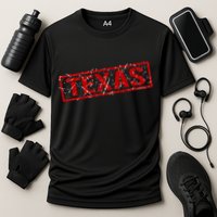 Texas Stamp of Approval Distressed Cooling Performance Crew T-Shirt