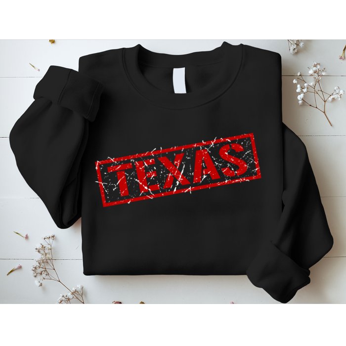 Texas Stamp of Approval Distressed Sweatshirt