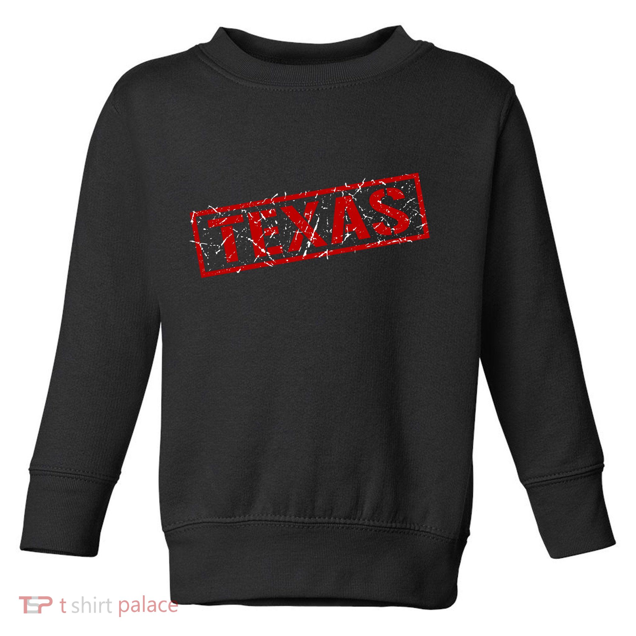 Texas Stamp of Approval Distressed Toddler Sweatshirt