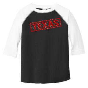 Texas Stamp of Approval Distressed Toddler Fine Jersey T-Shirt