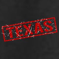 Texas Stamp of Approval Distressed Golf Towel