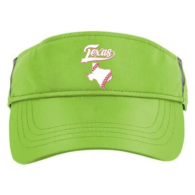 Texas State Baseball Fan Adult Drive Performance Visor