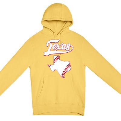 Texas State Baseball Fan Premium Pullover Hoodie