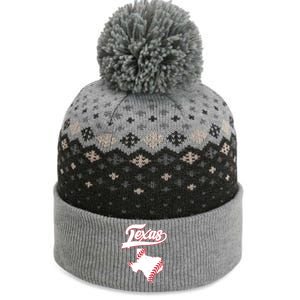 Texas State Baseball Fan The Baniff Cuffed Pom Beanie