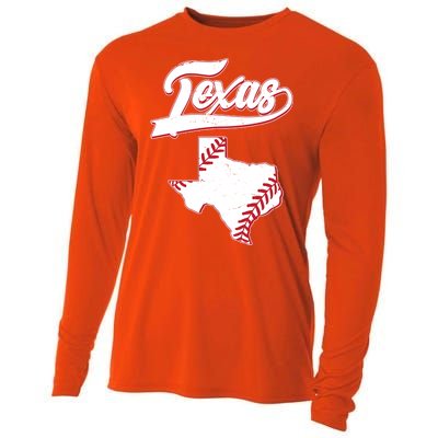 Texas State Baseball Fan Cooling Performance Long Sleeve Crew