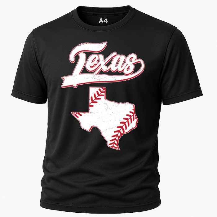Texas State Baseball Fan Cooling Performance Crew T-Shirt