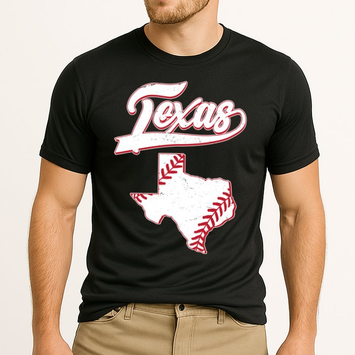 Texas State Baseball Fan Cooling Performance Crew T-Shirt
