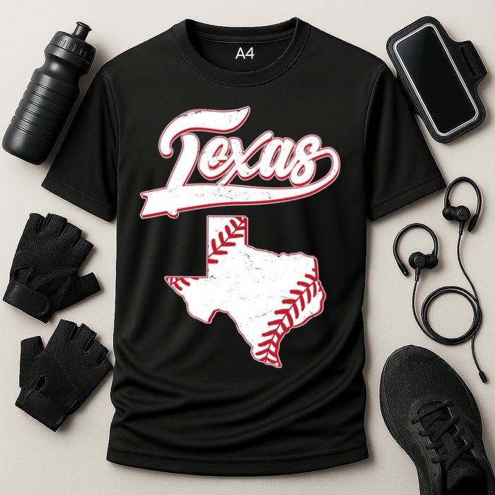 Texas State Baseball Fan Cooling Performance Crew T-Shirt