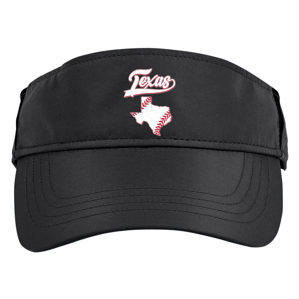 Texas State Baseball Fan Adult Drive Performance Visor
