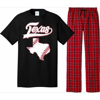 Texas State Baseball Fan Pajama Set