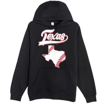 Texas State Baseball Fan Premium Pullover Hoodie