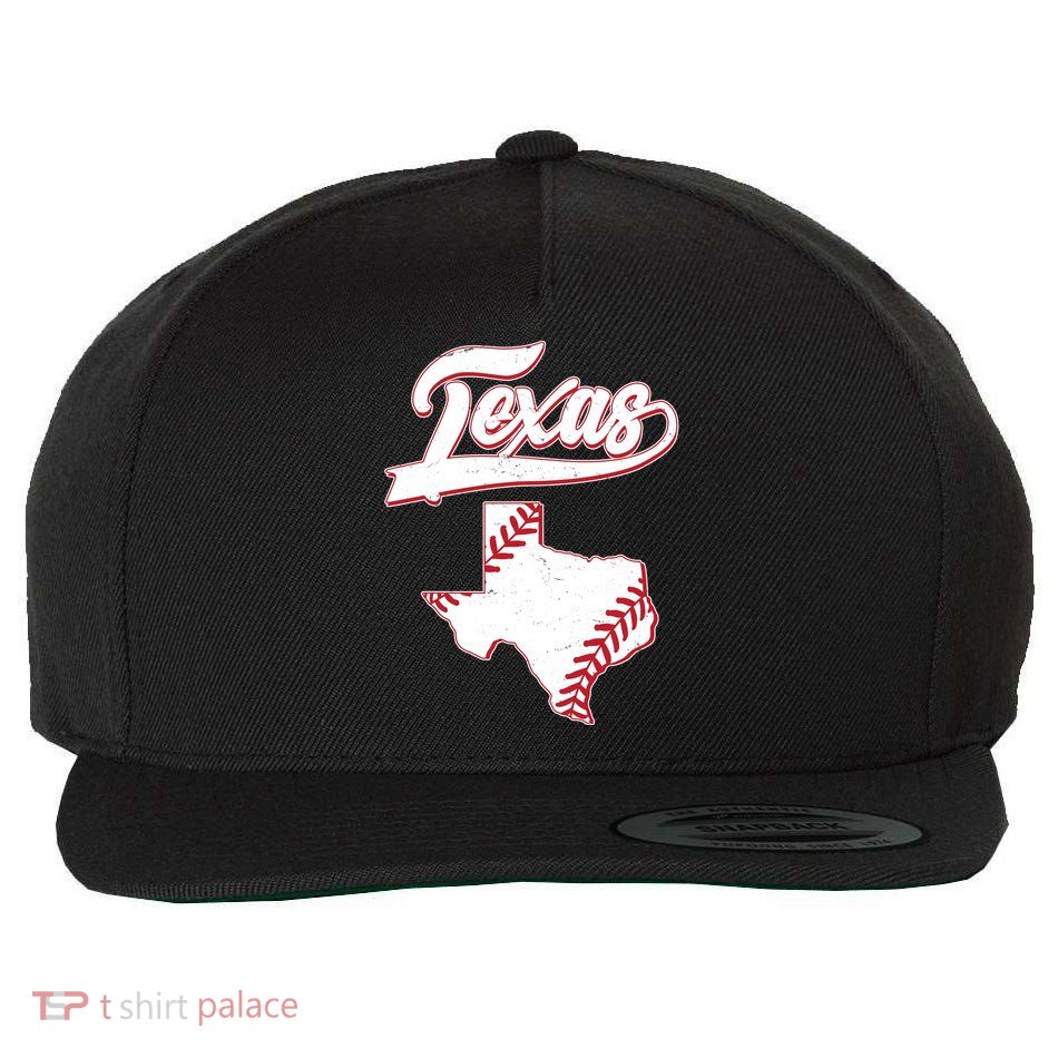 Texas State Baseball Fan Wool Snapback Cap