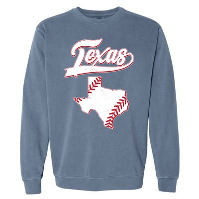 Texas State Baseball Fan Garment-Dyed Sweatshirt