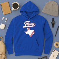 Texas State Baseball Fan Hoodie