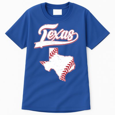 Texas State Baseball Fan Tall T-Shirt