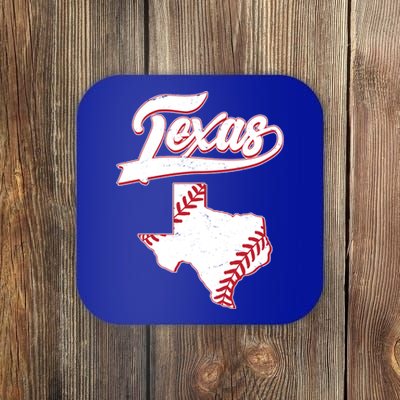 Texas State Baseball Fan Coaster