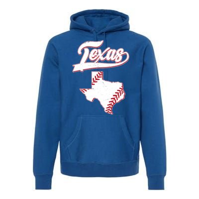 Texas State Baseball Fan Premium Hoodie