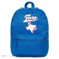 Texas State Baseball Fan 16 in Basic Backpack