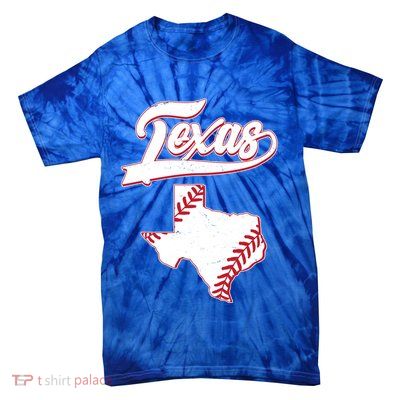 Texas State Baseball Fan Tie-Dye T-Shirt