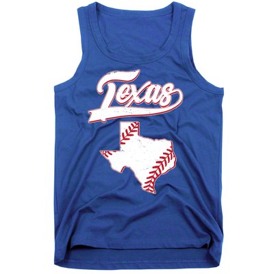 Texas State Baseball Fan Tank Top