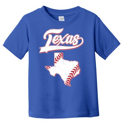 Texas State Baseball Fan Toddler T-Shirt