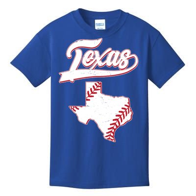 Texas State Baseball Fan Kids T-Shirt